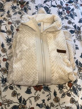 NWT Columbia Cream Sherpa Full-Zip